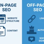 on-page SEO vs off-page SEO